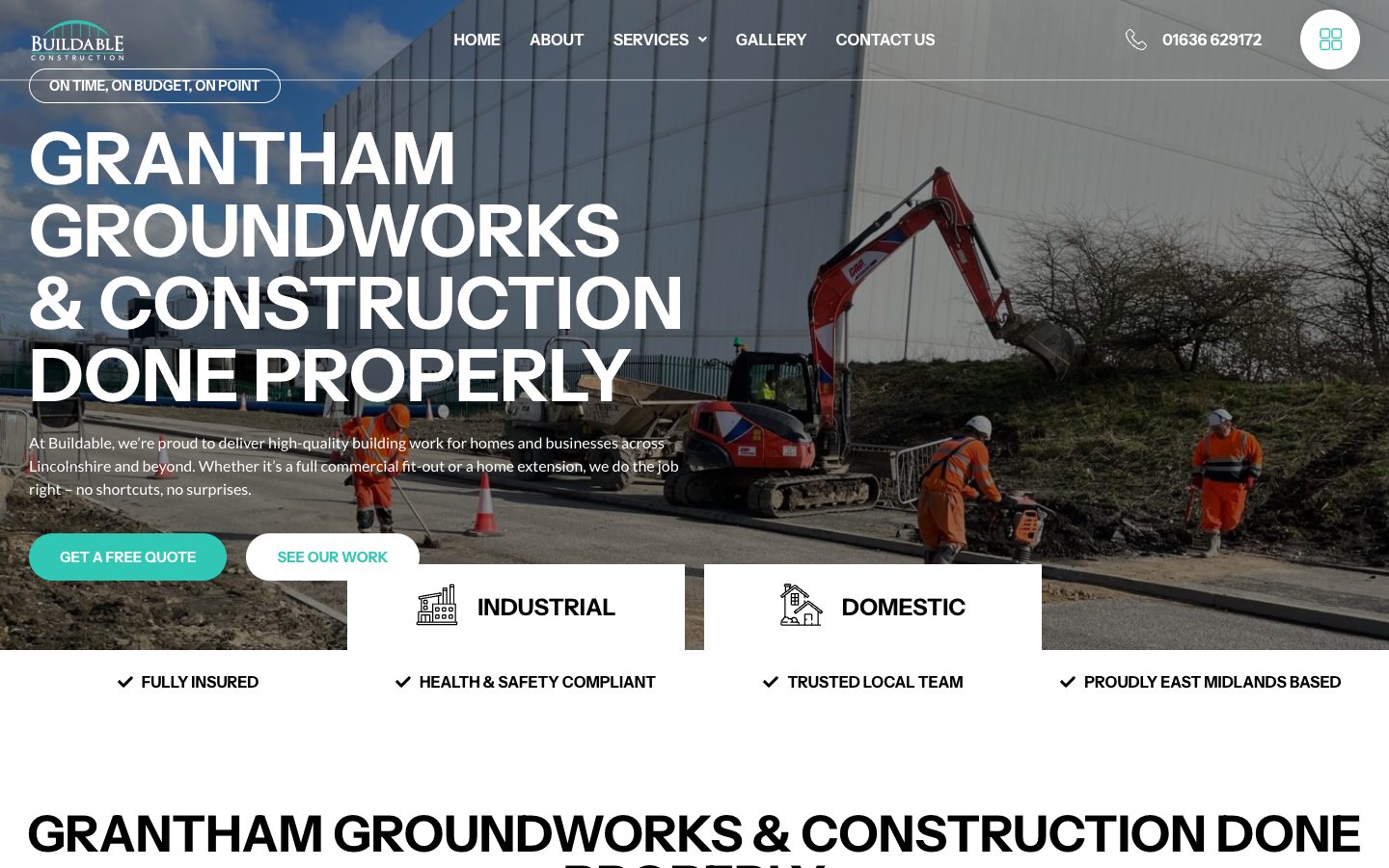 Buildable website: Buildable Ltd, Grantham