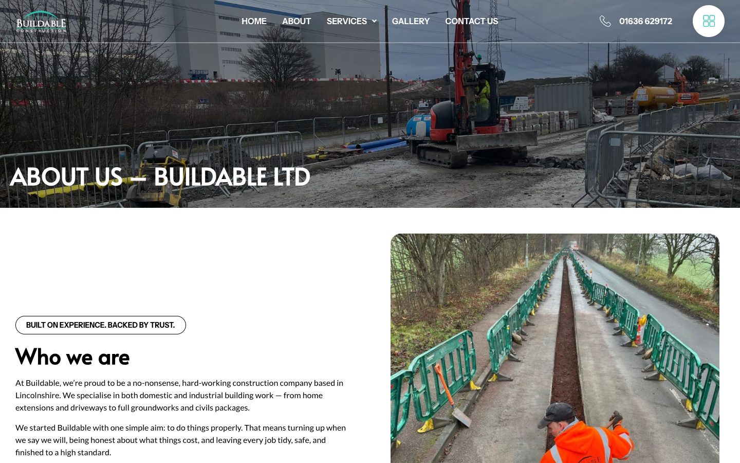 Buildable website: Grantham Builders | About Buildable Ltd