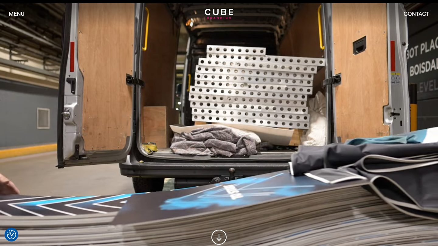 Cube Branding website: Cube Branding