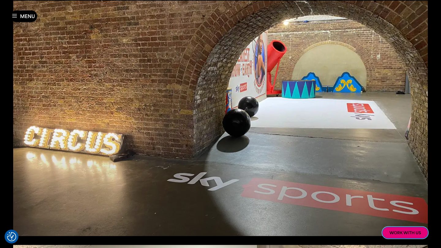 Cube Branding website: Sky Sports