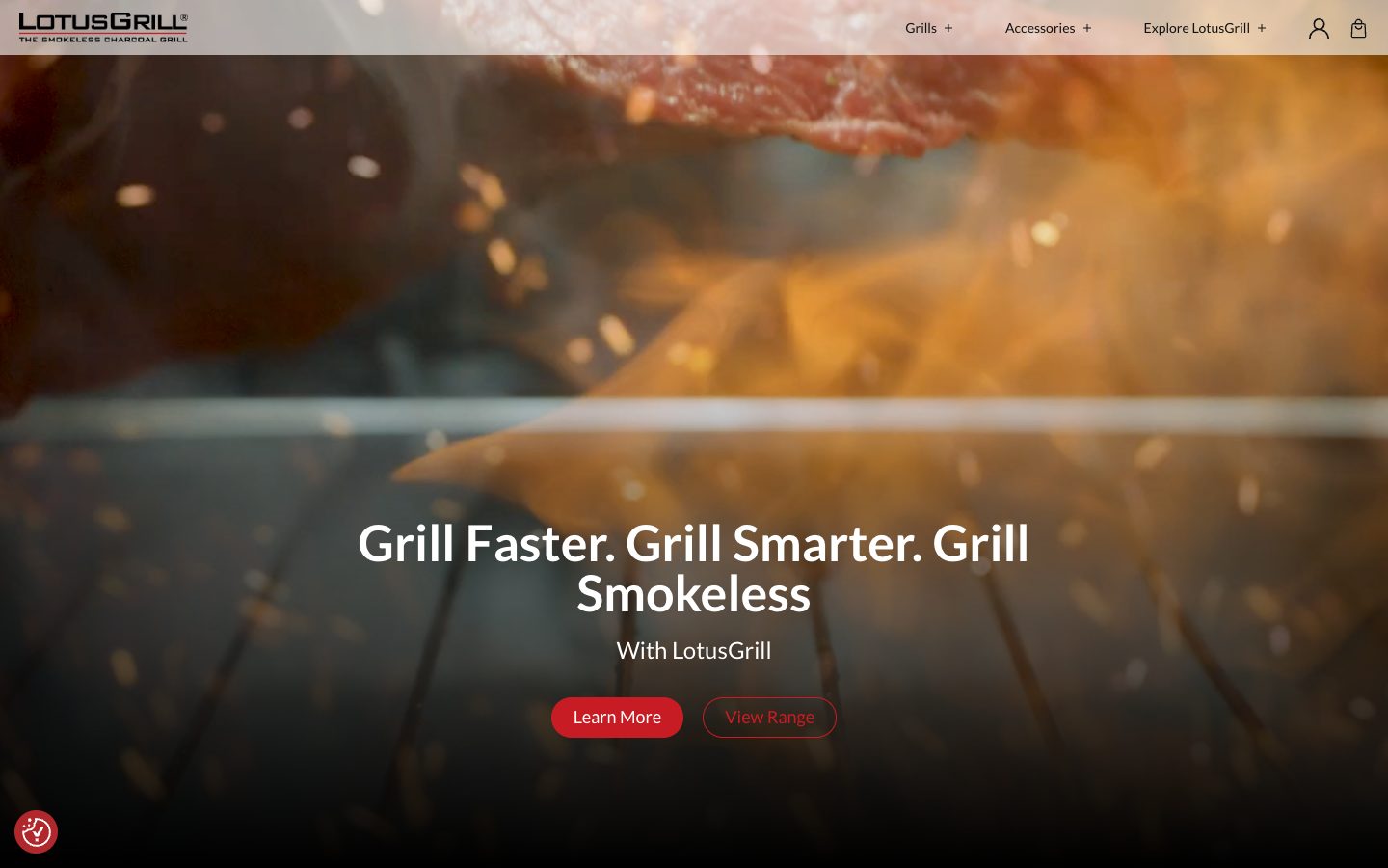 Lotus Grill website: Home
