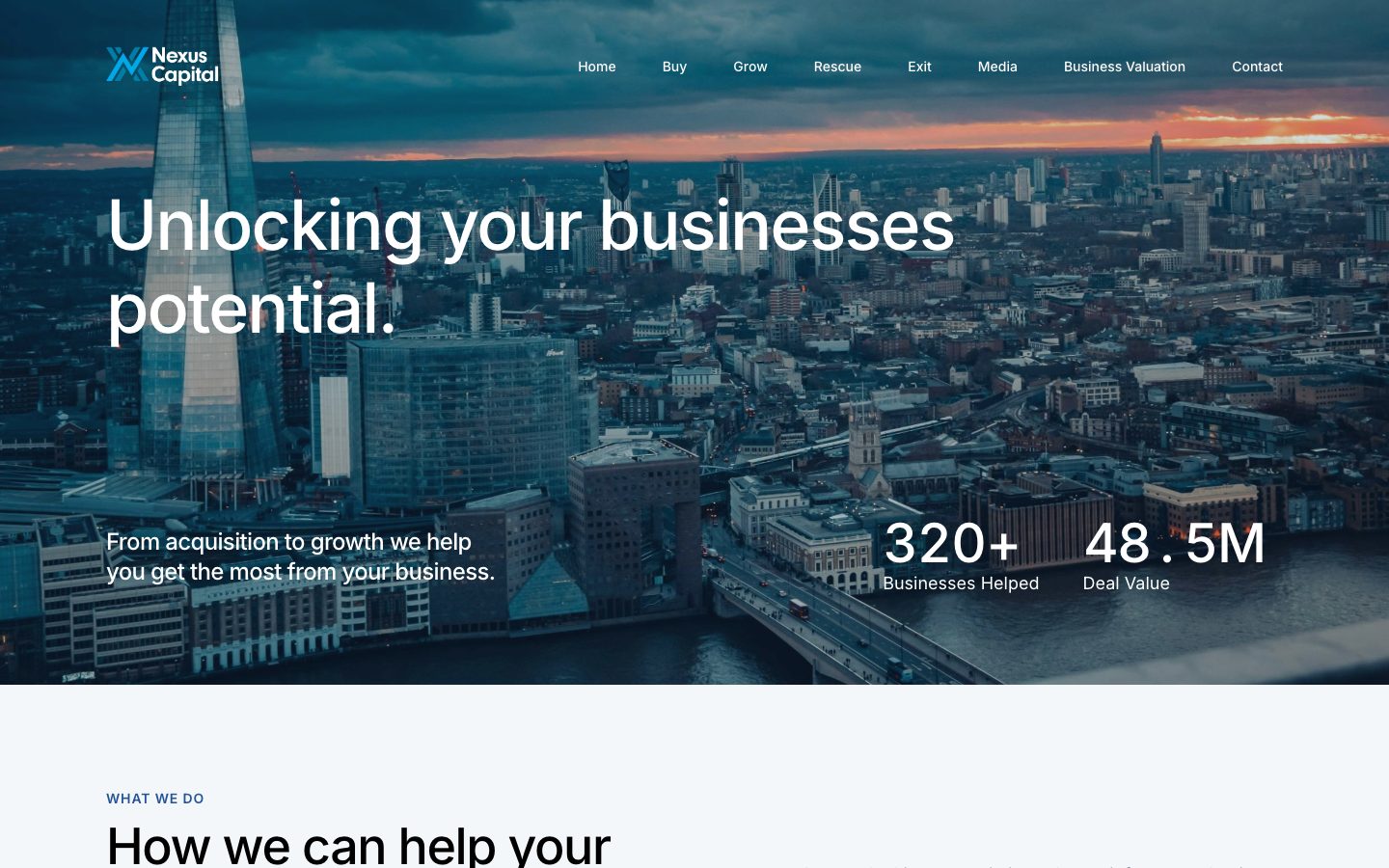 Nexus Capital website: Nexus Capital