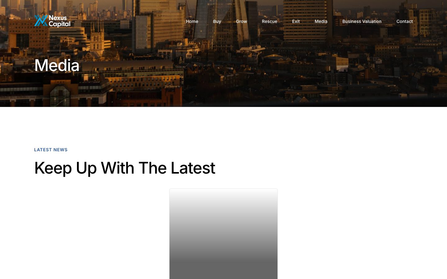 Nexus Capital website: Media