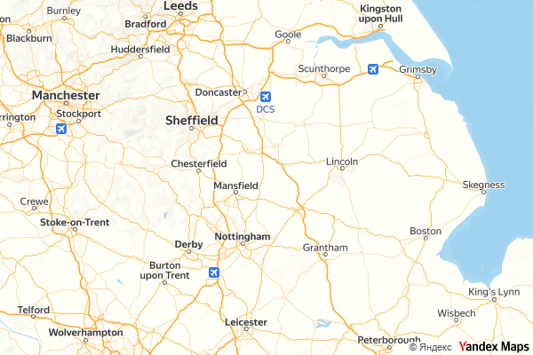 Nottinghamshire - service area